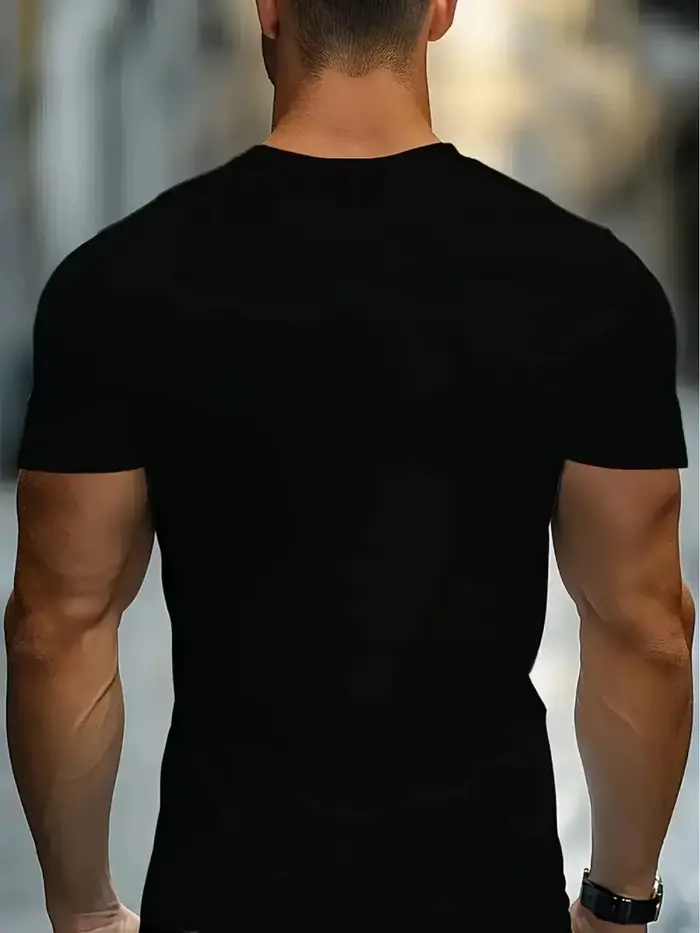 T-shirt à motif rébelliant Vasco Rossi - Noir avec des touches jaunes et blanches audacieuses