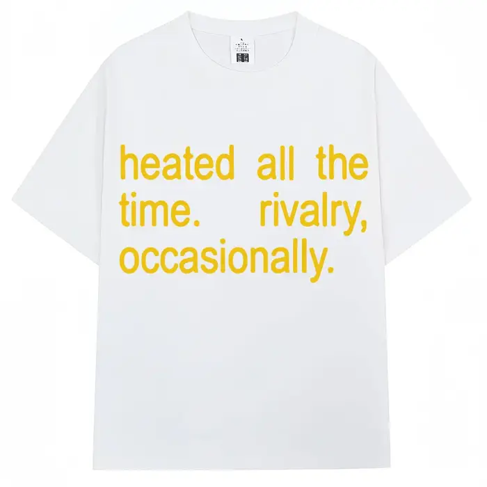 T-shirt graphique Lady T Shirt Heated Rivalry Heated All The Time pour hommes et femmes, T-shirt populaire à la mode, confortable et décontracté à manches courtes