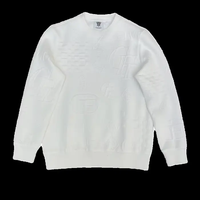 T-shirt à manches longues en Jacquard pour hommes