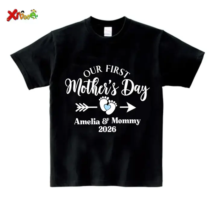 T-shirt Fête des Mères Tenues Personnalisées Nos Premières Chemises