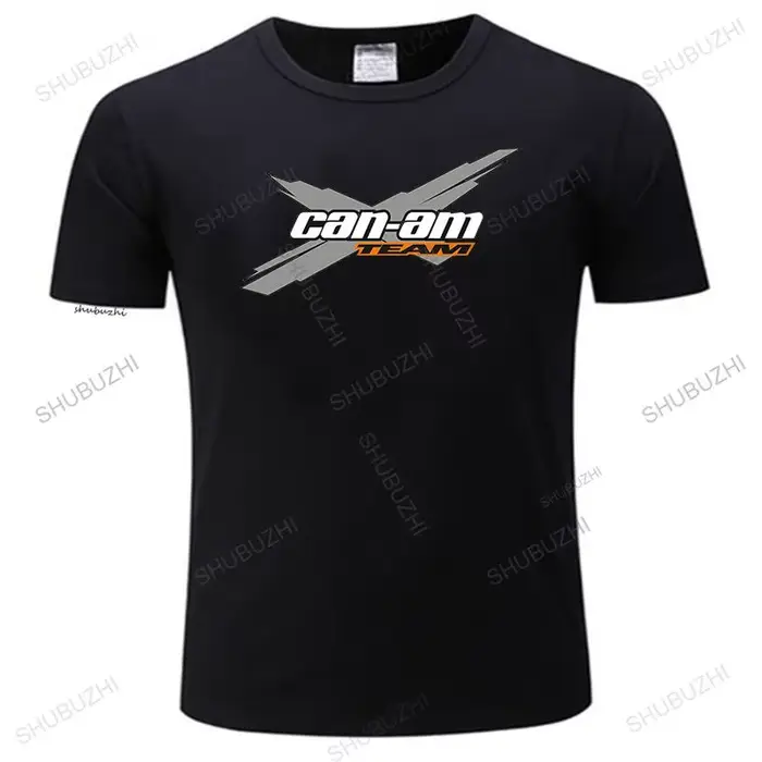 Nouveau arrivé hommes T-Shirt Can-Am équipe Brp Atv noir à manches courtes