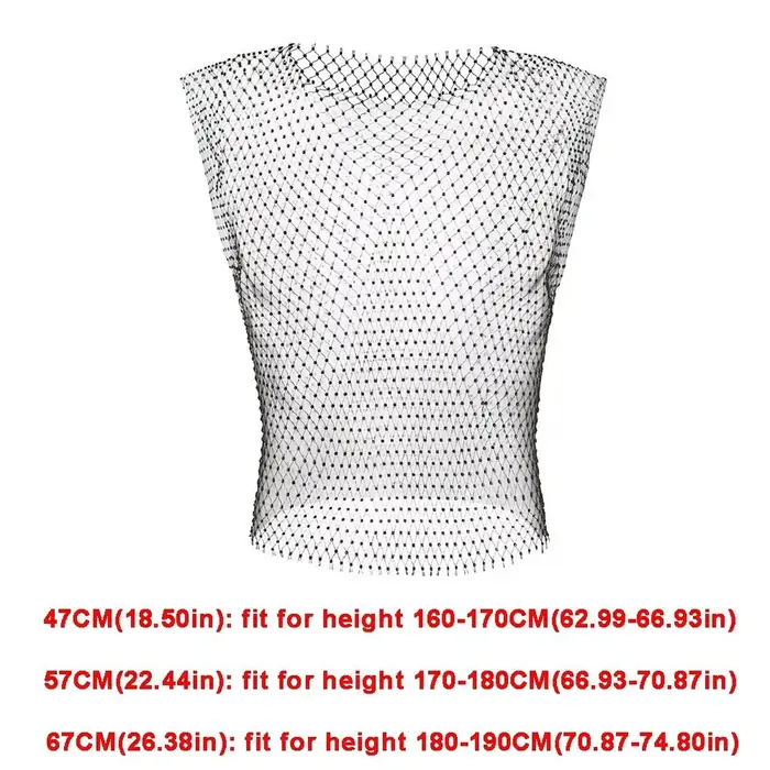 Débardeur Homme Style Sexy Orné de Strass