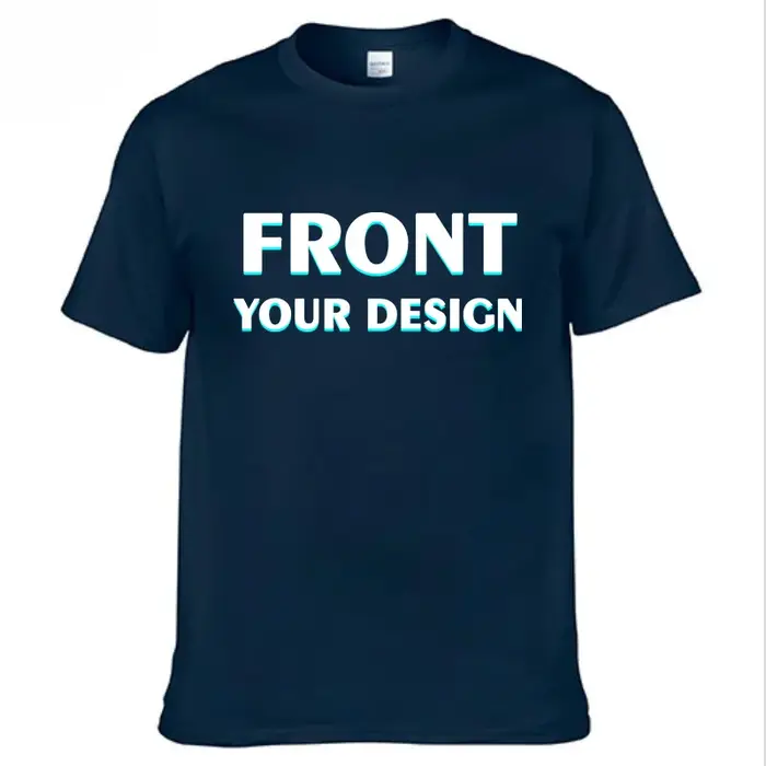 Personnalisé votre propre conception impression T-shirt coton hommes surdimensionné