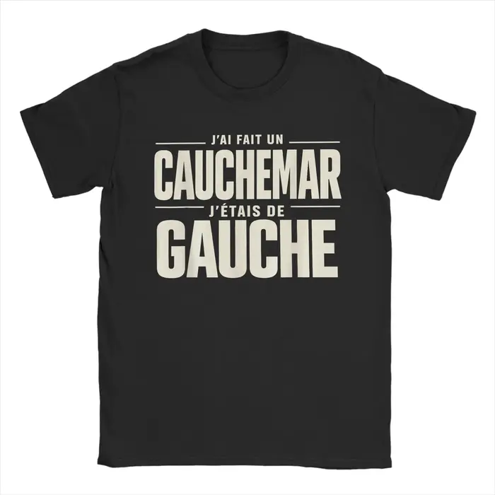 T-Shirt à manches courtes pour hommes, en coton, humoristique, col ras du cou, France I Have Made A 