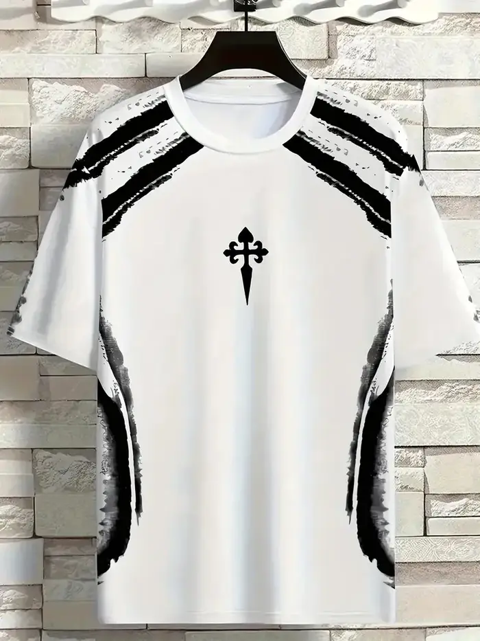 Le nouveau T-shirt pour hommes pour l'été 2025 comprend une mode de rue