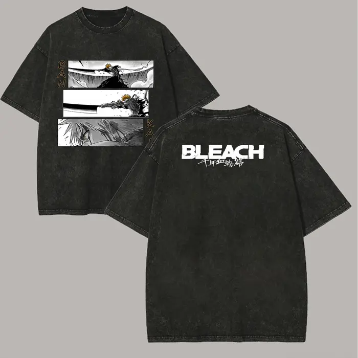 T-shirt délavé effet blanchi