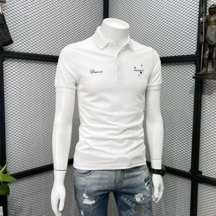T-shirt Slim avec col pour homme