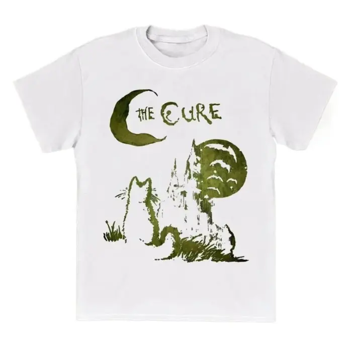 T-shirt The Cure Cat, vêtements de style rock alternatif des années 90, t-shirt de groupe, hip-hop, 