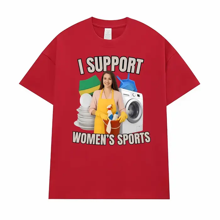T-shirt humoristique et sarcastique « J'encourage les sports féminins » pour hommes et femmes, vêtem