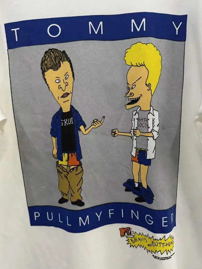 T-shirt vintage dessin animé années 90 SAINT pour hommes et femmes, coupe ample et oversize