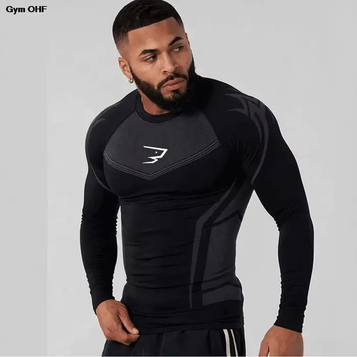 T-shirt de sport à compression pour homme