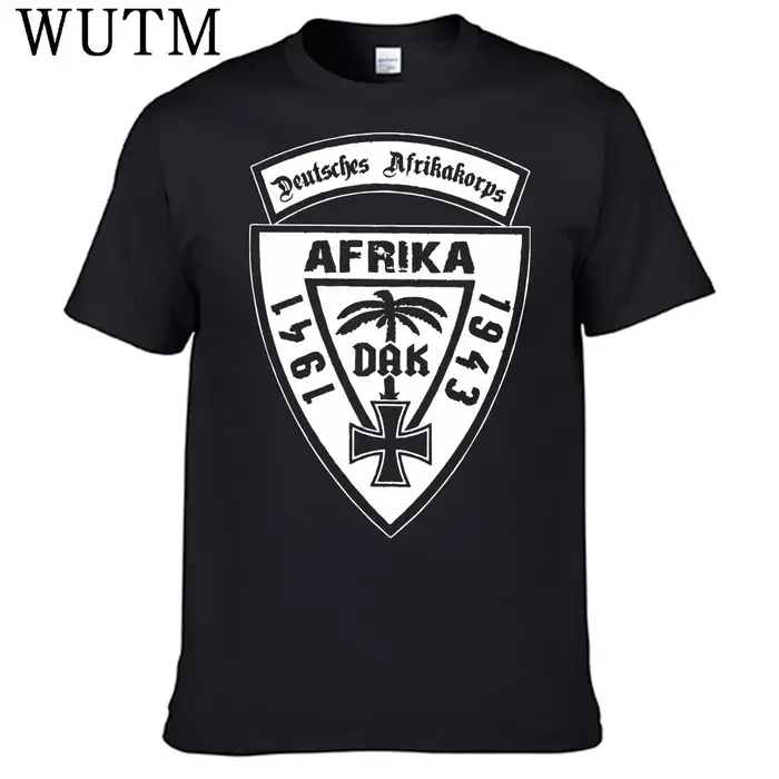T-shirts Wehrmacht 100% coton, DAK Deutsches AfrikaKorps Afrique 1941-43