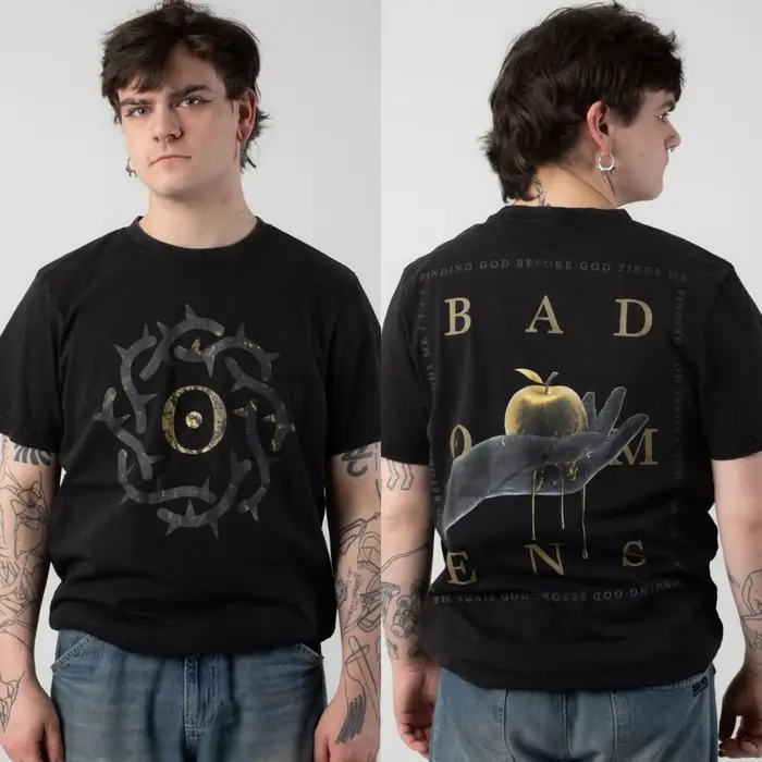 T-shirt en coton graphique Bad Omens 2026 unisexe, manches courtes, tendance, de marque, de luxe, dé