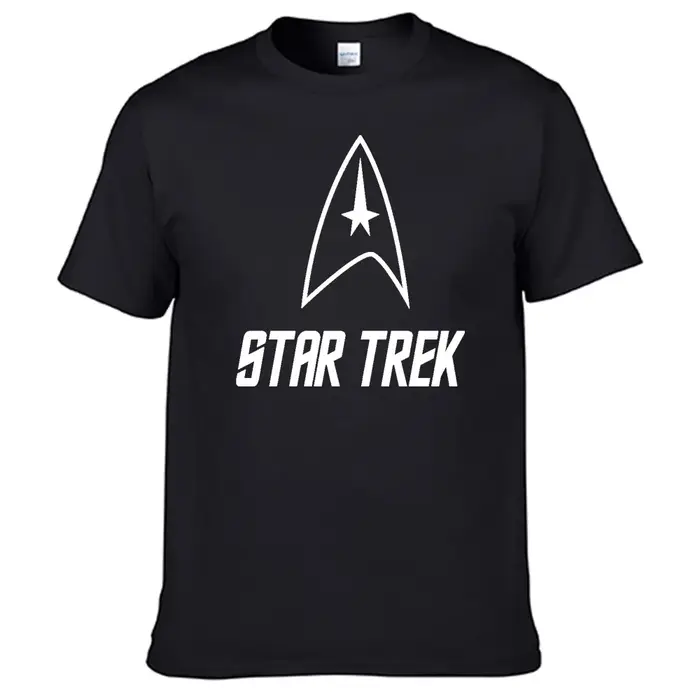 T-shirt étoiles Treks pour hommes, 100% coton