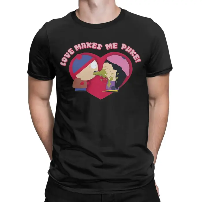 Souths Parks T-Shirt pour hommes femmes pur coton créatif