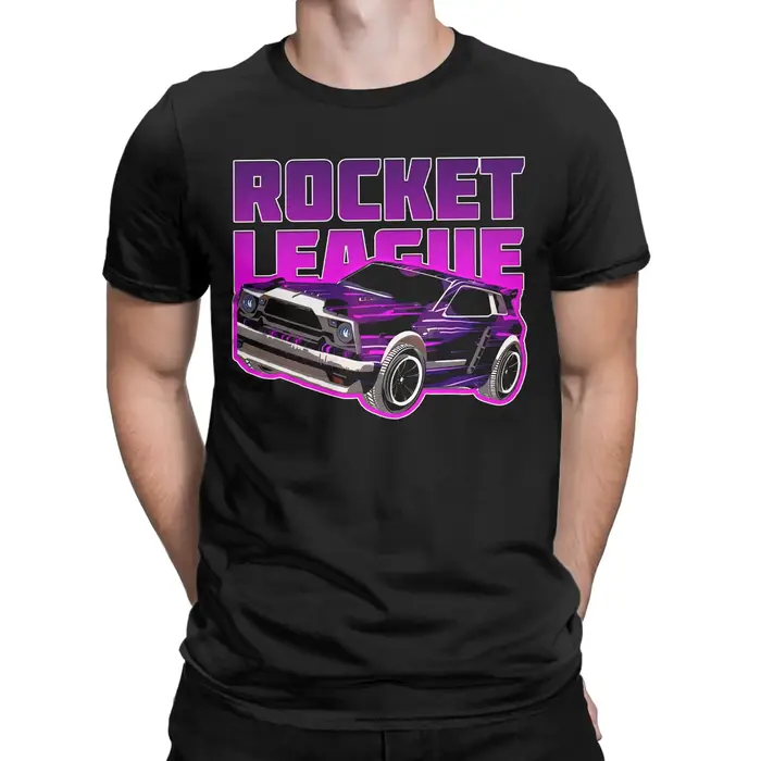 T-shirt à imprimé graphique Rocket League pour hommes et femmes
