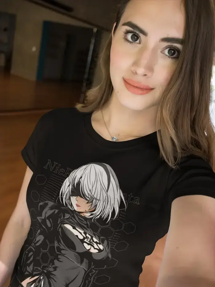 Chemise Nier sexy 2B, chemise Nier, t-shirt Anime