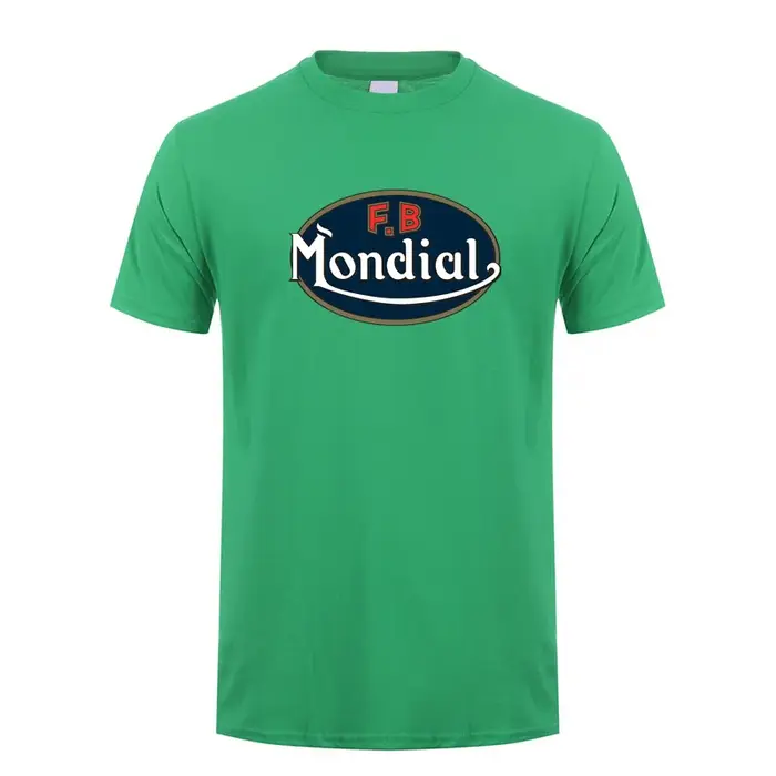 T-shirt à manches courtes pour homme, estival et varié, en coton, FB Mondial Biker