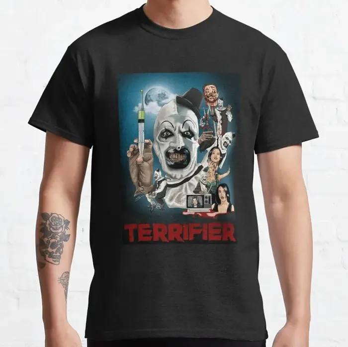T-Shirt Vintage Terrifier pour Homme