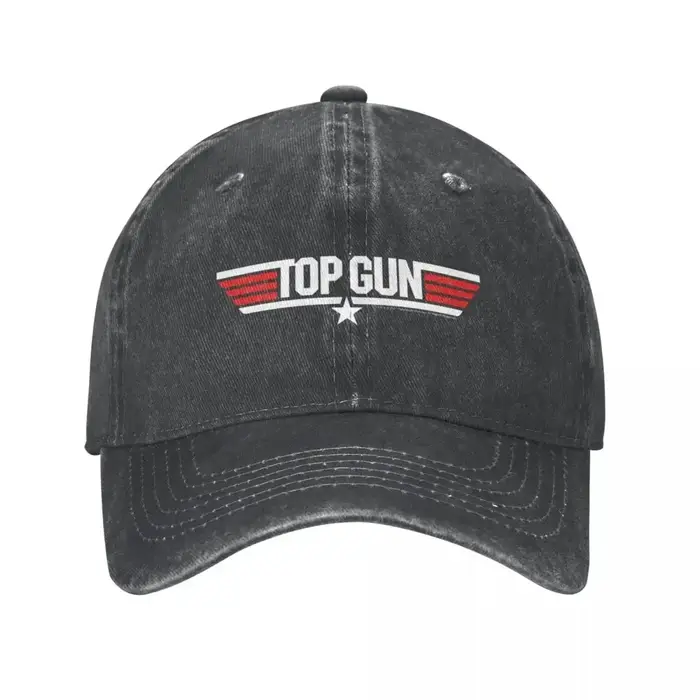 Casquette de baseball Top Gun, style vintage, pour homme, avec impression décontractée, casquette de