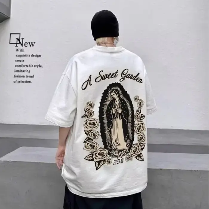 T-shirt ample surdimensionné pour hommes