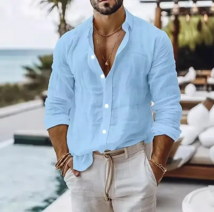 Chemise en coton pour hommes