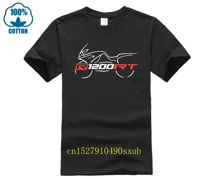 T-Shirt personnalisé R 1200 Rt Style moto gris Th Rt B13 col rond cool homme
