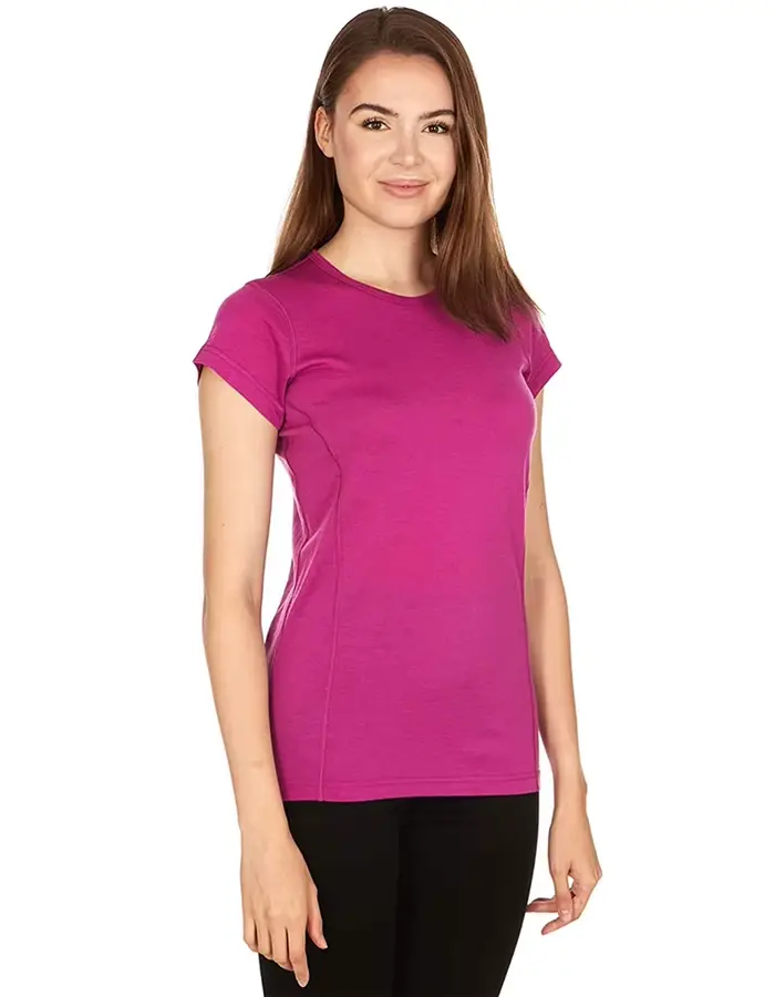T-shirt en laine mérinos pour femme