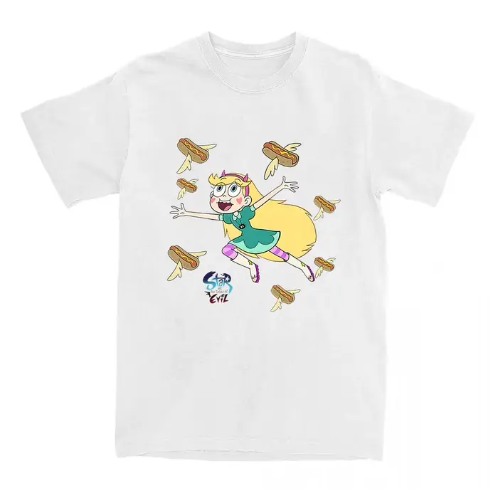 Étoile contre. Les Forces du mal T-shirt drôle dessin animé
