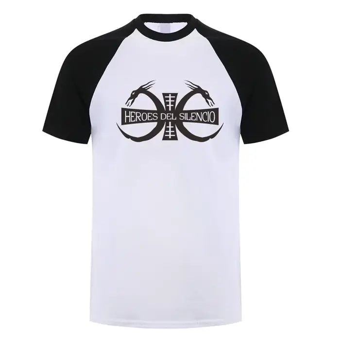 Heroes Del Silencio Rock Band Logo T-Shirts à manches courtes coton décontracté Mans Hip Hop t-shirt LH-266