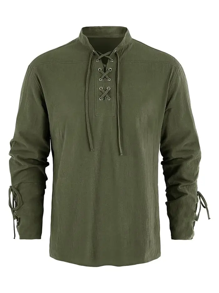 Chemise à manches longues pour hommes