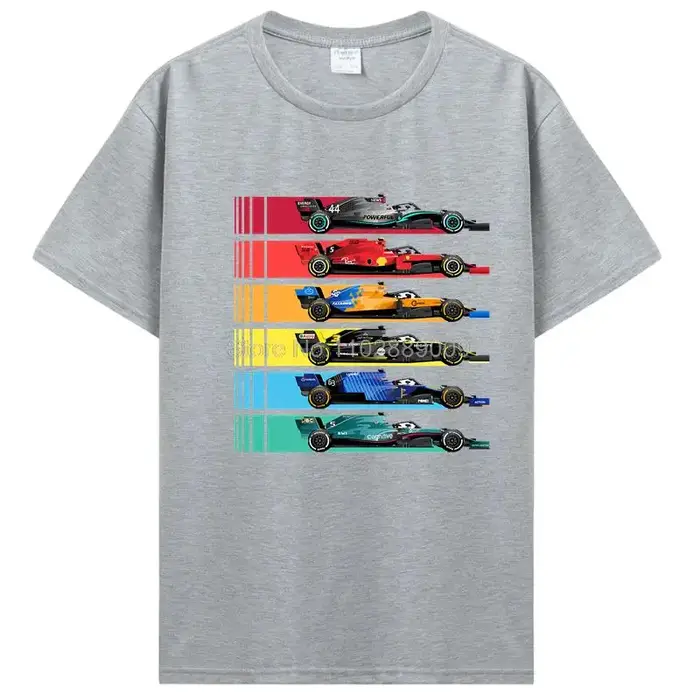 F1 Team Racing Fans T-shirt formule un Racer Lando Norris t-shirts hommes femmes Vintage