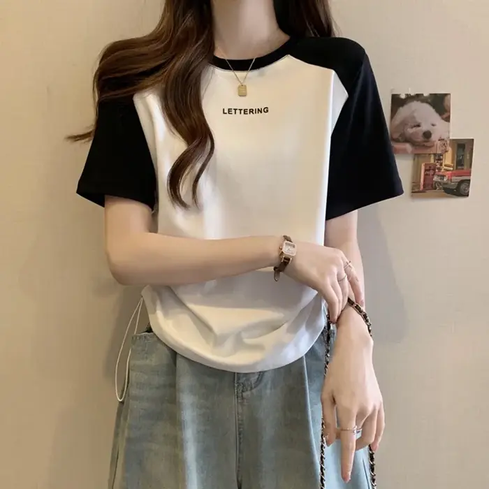 T-shirt à manches raglan pour femme