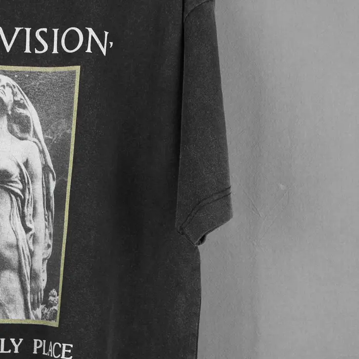 T-shirt Joy Division In A Lonely Place Song Vintage Post Punk Band Merch pour hommes