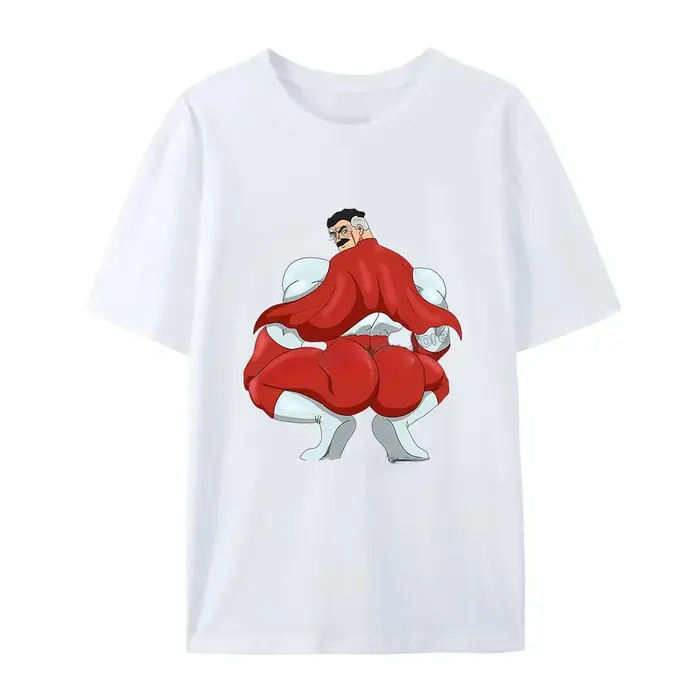 100% coton Invincible T-shirt drôle squelette T-shirt pour hommes