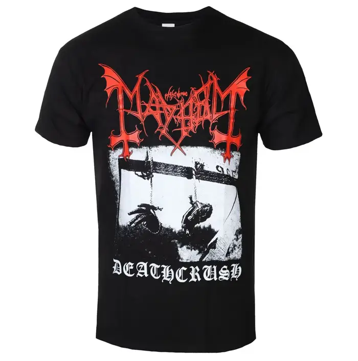 Mayhem graphique coton t-shirt unisexe hommes femmes été à manches courtes hauts à la mode décontracté Vintage marque rétro t-shirts Streetwear