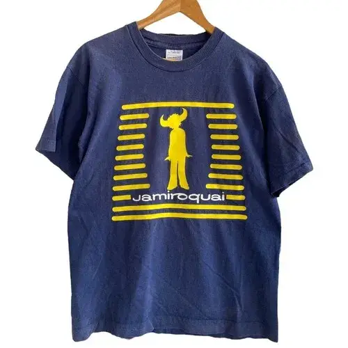 Jamiroquai Band graphique charbon de bois noir à manches courtes unisexe T-shirt Harajuku rétro hip-