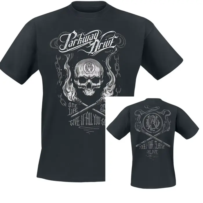 T-Shirt Smoke Skull Parkway Drive pour hommes et femmes