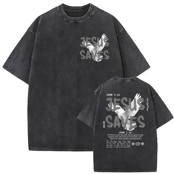 T-shirt vintage lavé pour homme « Enfant de Dieu Chrétien »