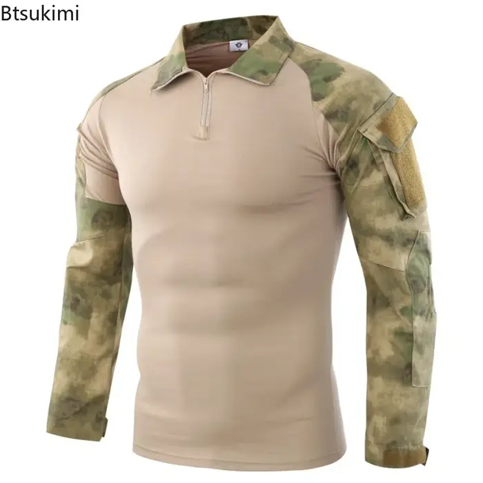 T-shirts de randonnée tactiques en plein air pour hommes