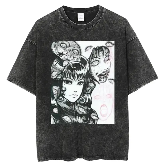 T-shirt graphique Horror Manga Tomie pour hommes et femmes
