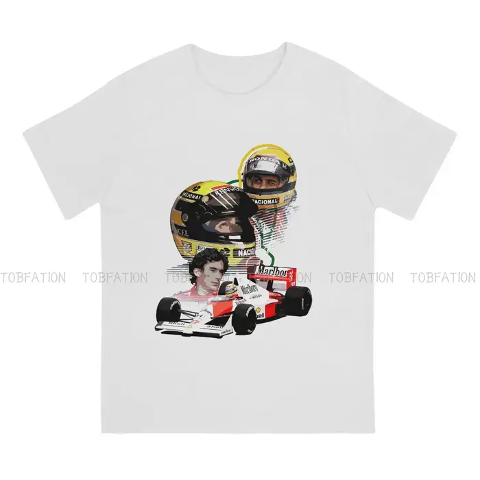 T-shirt personnalisé Ayrton Scannelle F1 Race Raer pour hommes