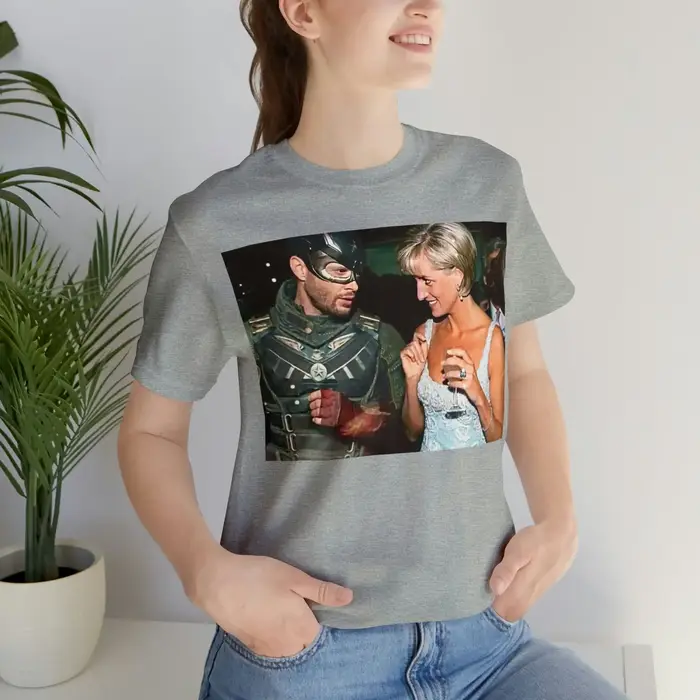 T-shirt garçon, maillot When Princess Di met Soldier