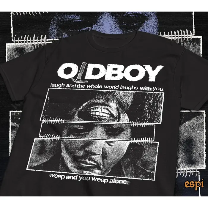 T-shirt du film Oldboy, best-seller de l'été, film de Park Chan, t-shirt de cinéma coréen pour homme