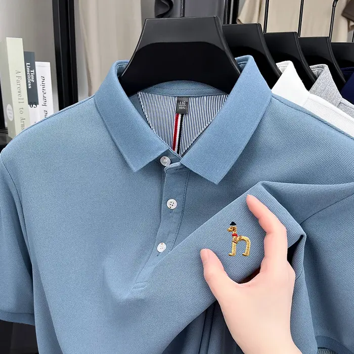 Polo à manches courtes pour hommes