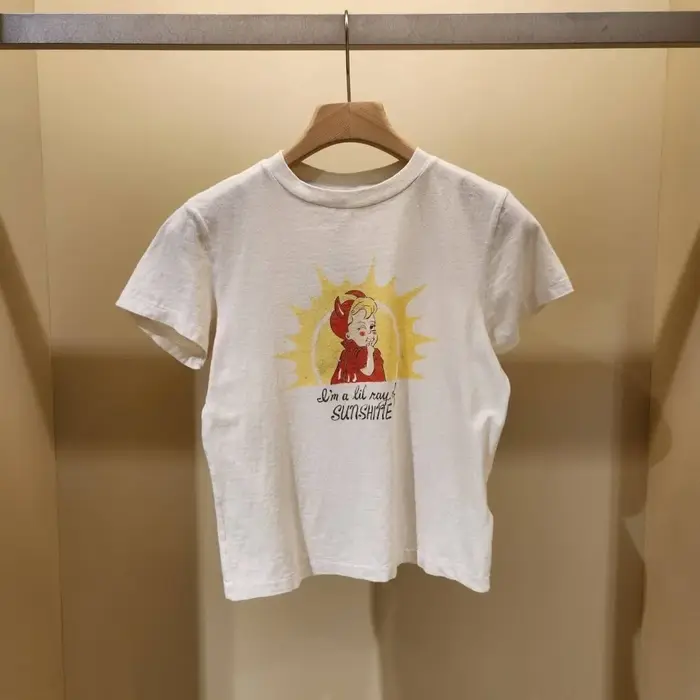 T-shirt en coton pour femme, nouvelle collection été 2026, manches courtes, col rond, imprimé person