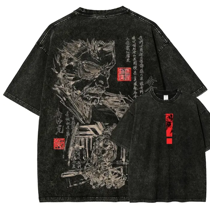 T-shirt délavé Metal Gear Solid