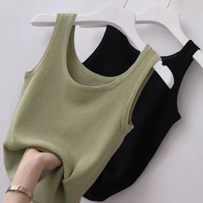 Camisole à col en U pour femme