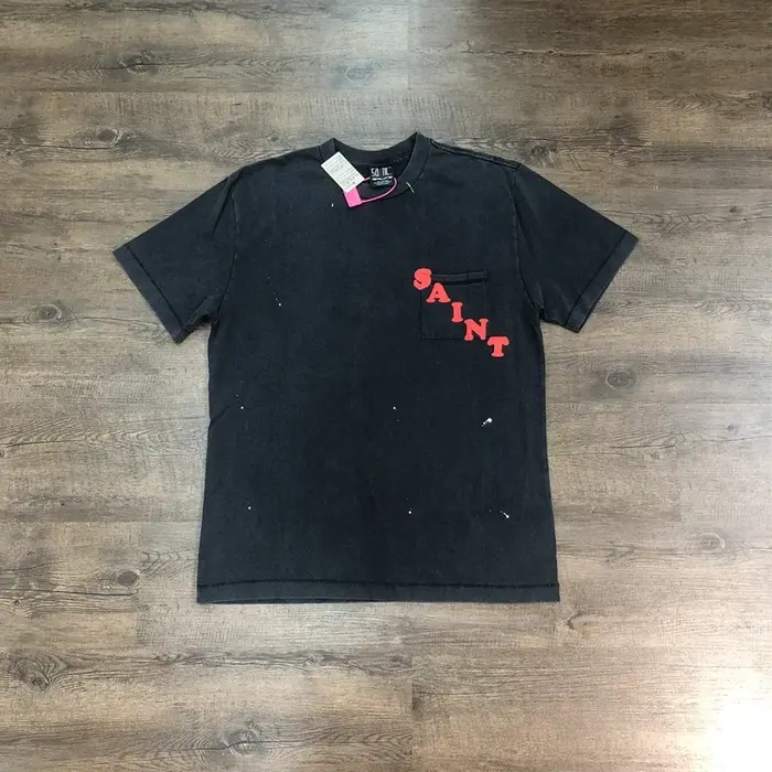 SAINT OF MICHAEL 1:1 mode Streetwear qualité hauts décontracté surdimensionné t-shirt 100% coton ample Vintage