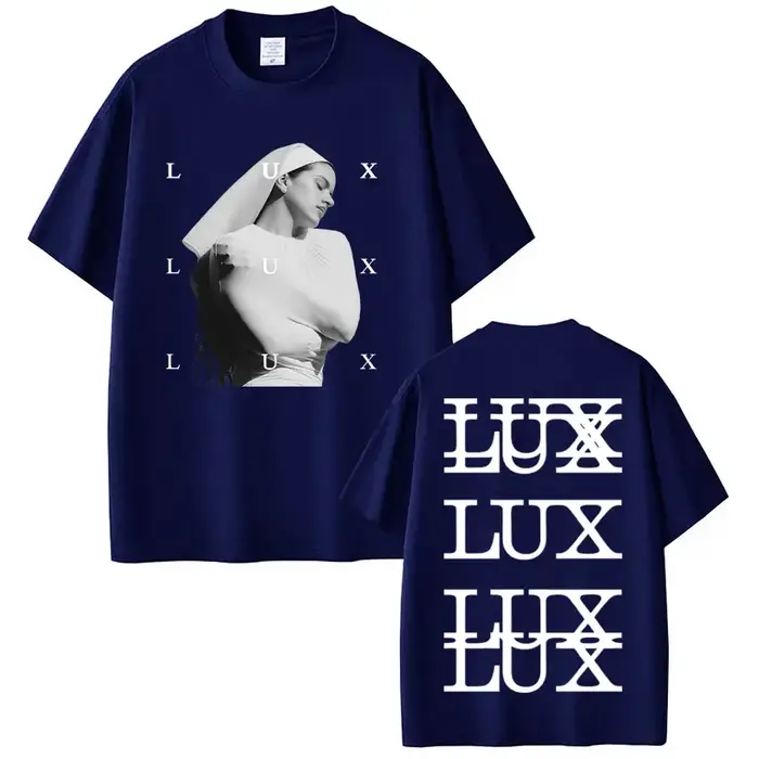 Chanteur Lux Rosalia mode impression T-shirt hommes femmes Harajuku vêtements T-shirts à manches courtes décontracté